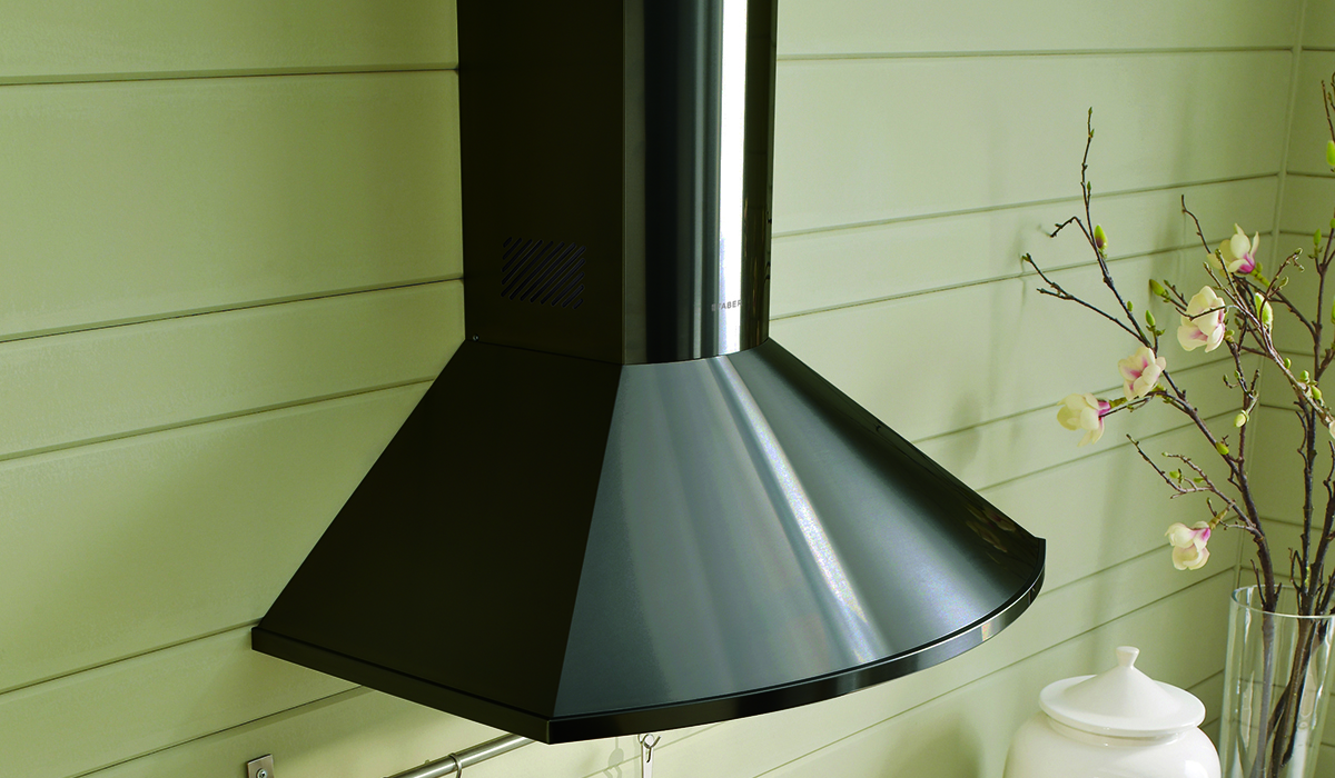 Black stainless on sale steel hood fan